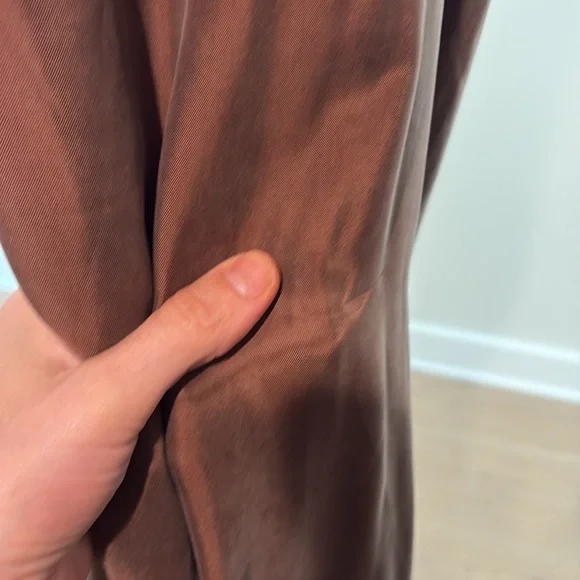 SOLD EUC Jenni Kayne Rip Slip Dress Sz L in limited edition brown - Picture 6 of 6